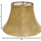 HomeRoots 12" Slanted Softback Parchment Lampshade in Faux Snakeskin Finish