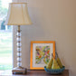 HomeRoots 12" Slanted Square Bell Monay Shantung Lampshade in Ivory Finish