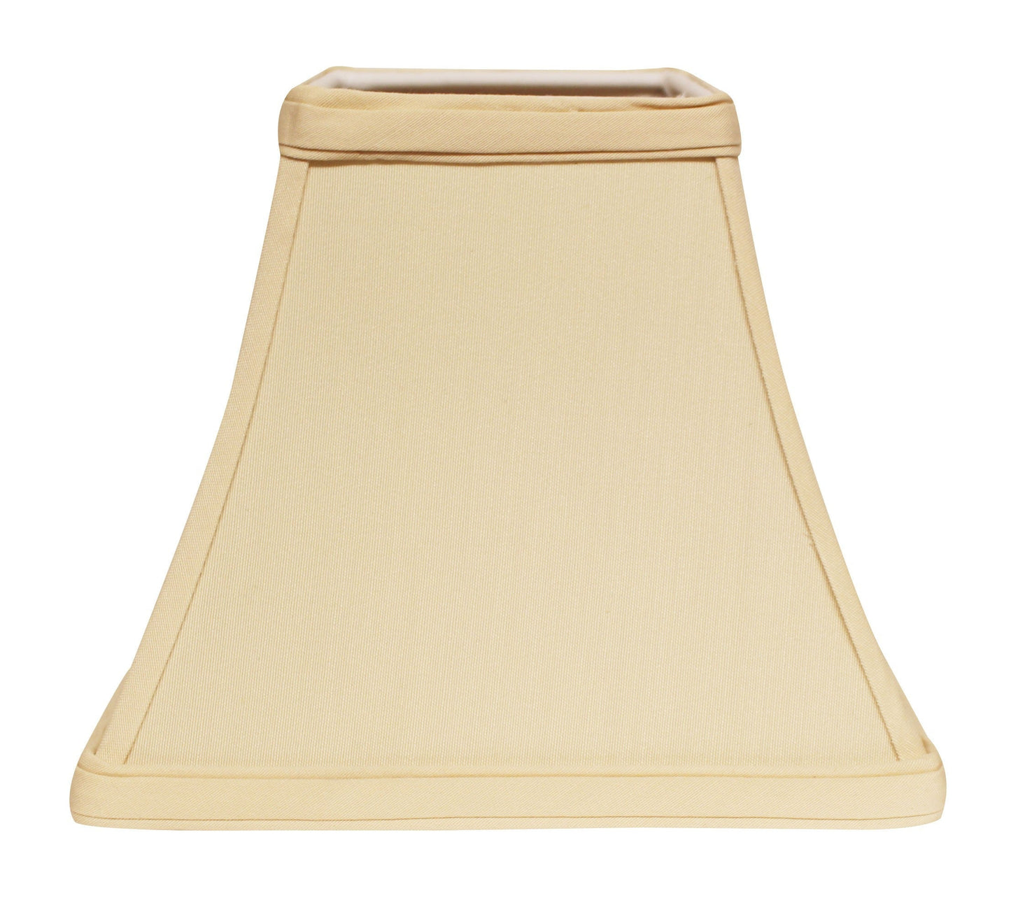 HomeRoots 12" Square Bell No Slub Lampshade in Slate Grey Finish