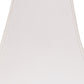 HomeRoots 12" Squre Bell No Slub Lampshade in White Finish