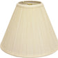 HomeRoots 13" Deep Cone Broadcloth Lampshade in Ivory Finish