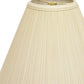 HomeRoots 13" Deep Cone Broadcloth Lampshade in Ivory Finish
