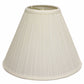 HomeRoots 13" Deep Cone Broadcloth Lampshade in White Finish