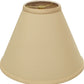 HomeRoots 13" Deep Cone No Slub Lampshade in Slate Grey Finish