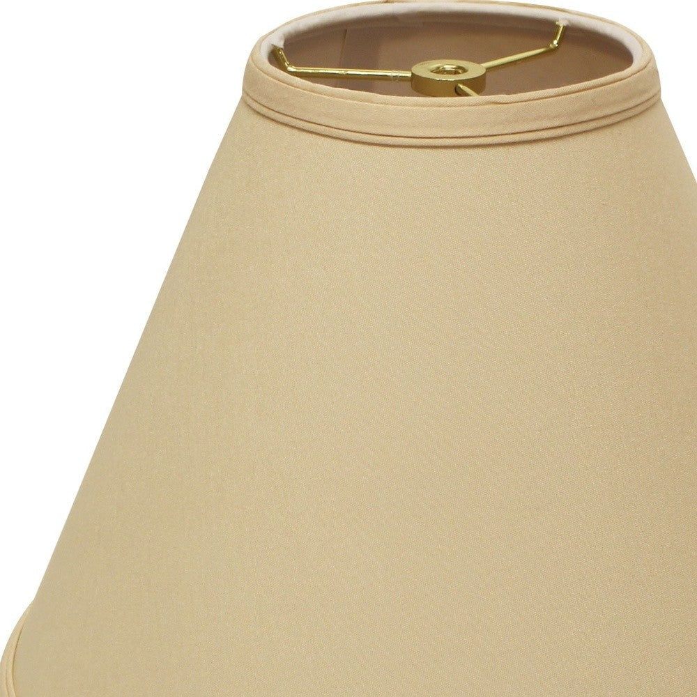 HomeRoots 13" Deep Cone No Slub Lampshade in Slate Grey Finish