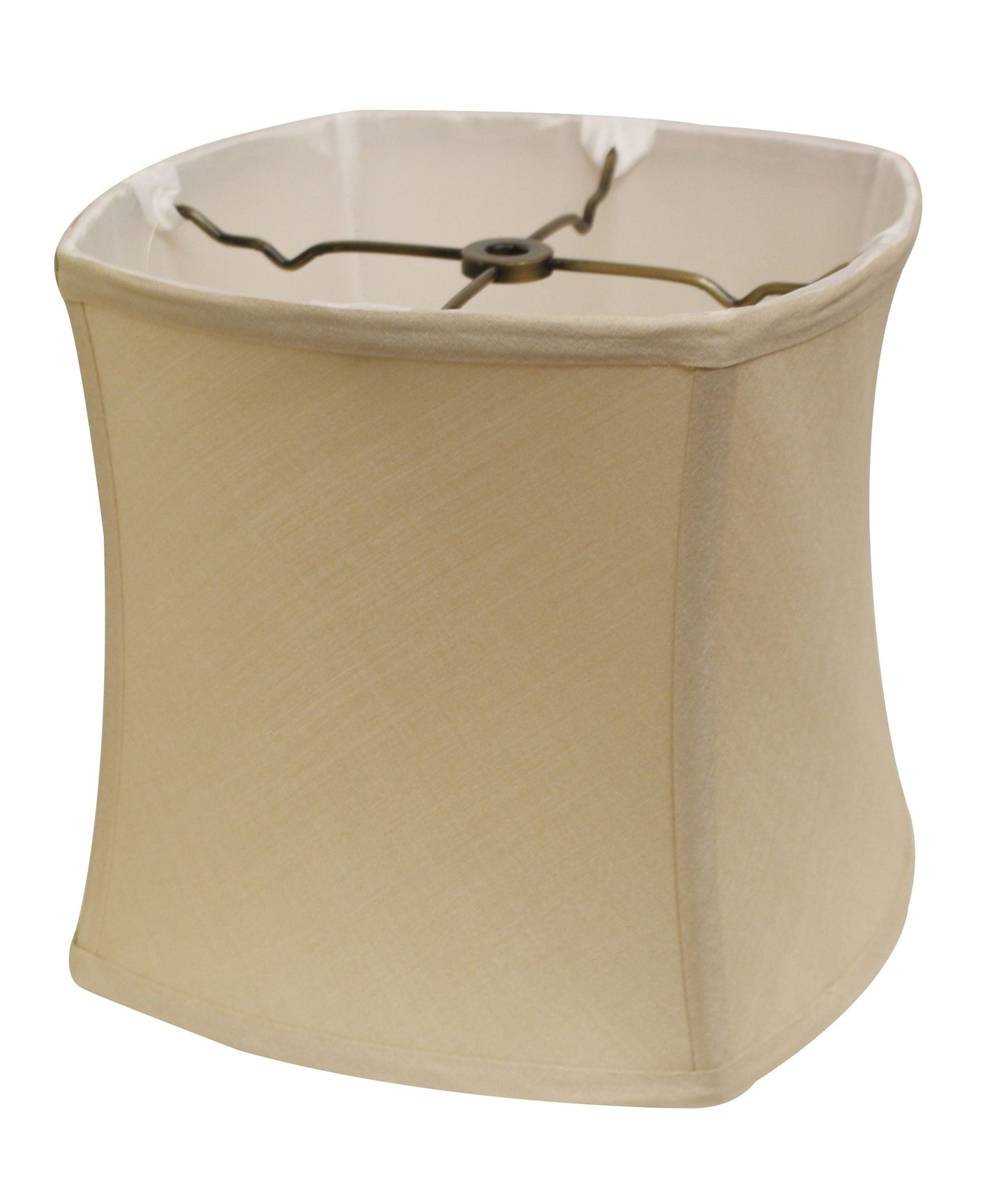 HomeRoots 13" Inherent Soft Box Paperback Pongee Silk Lampshade