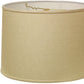 HomeRoots 13" Throwback Drum Linen Lampshade With Beige Parchment Finish