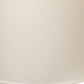 HomeRoots 13" Throwback Drum Linen Lampshade in White Finish