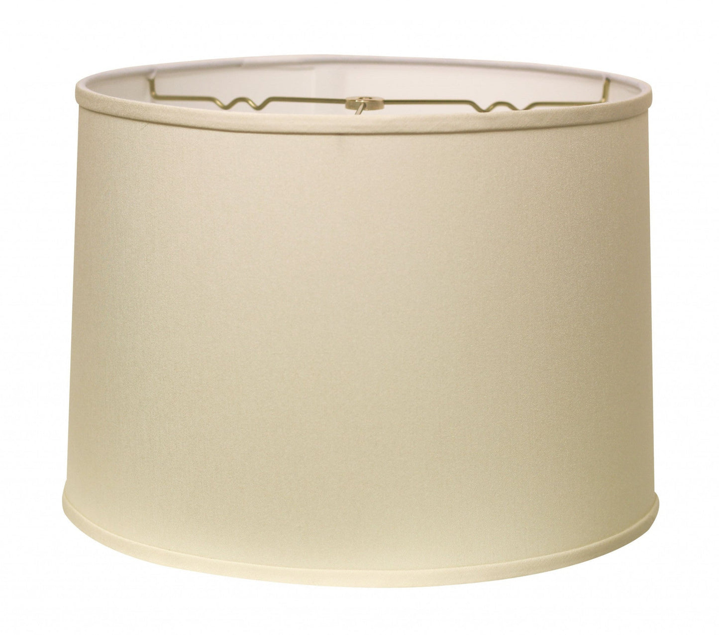 HomeRoots 13" Throwback Drum No Slub Lampshade in Ivory Finish