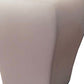 HomeRoots 13" White Ceramic Bedside Table Lamp With Off-White Shade