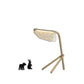 HomeRoots 13" x 7" x 18" Table Lamp With Golden Carbon Steel Finish