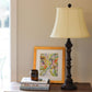 HomeRoots 14" Altered Bell Monay Shantung Lampshade in Antique White Finish