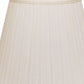 HomeRoots 14" Empire Deep Slanted Broadcloth Lampshade in White Finish