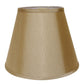 HomeRoots 14" Empire Deep Slanted No Slub Lampshade in Pale Brown Finish