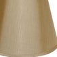 HomeRoots 14" Empire Deep Slanted No Slub Lampshade in Pale Brown Finish