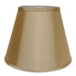 HomeRoots 14" Empire Deep Slanted No Slub Lampshade in Pale Brown Finish