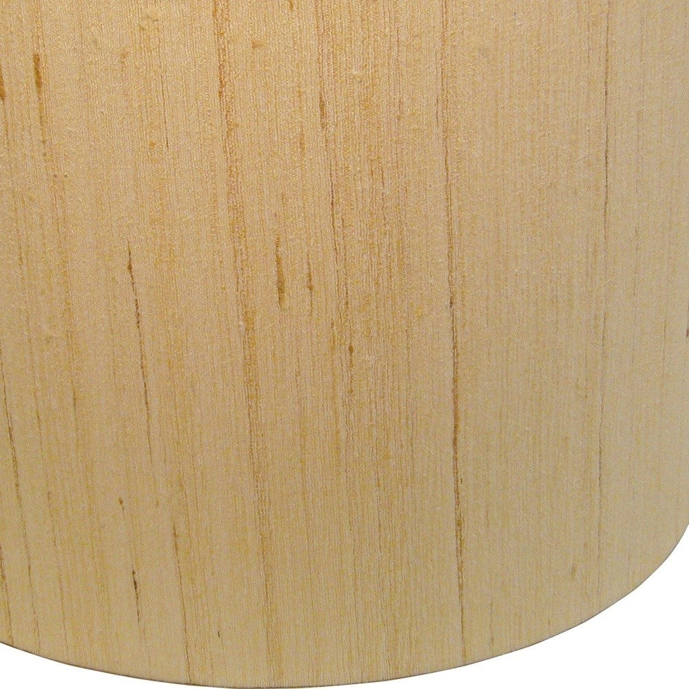 HomeRoots 14" Inherent Slanted Drum Raw Silk Lampshade