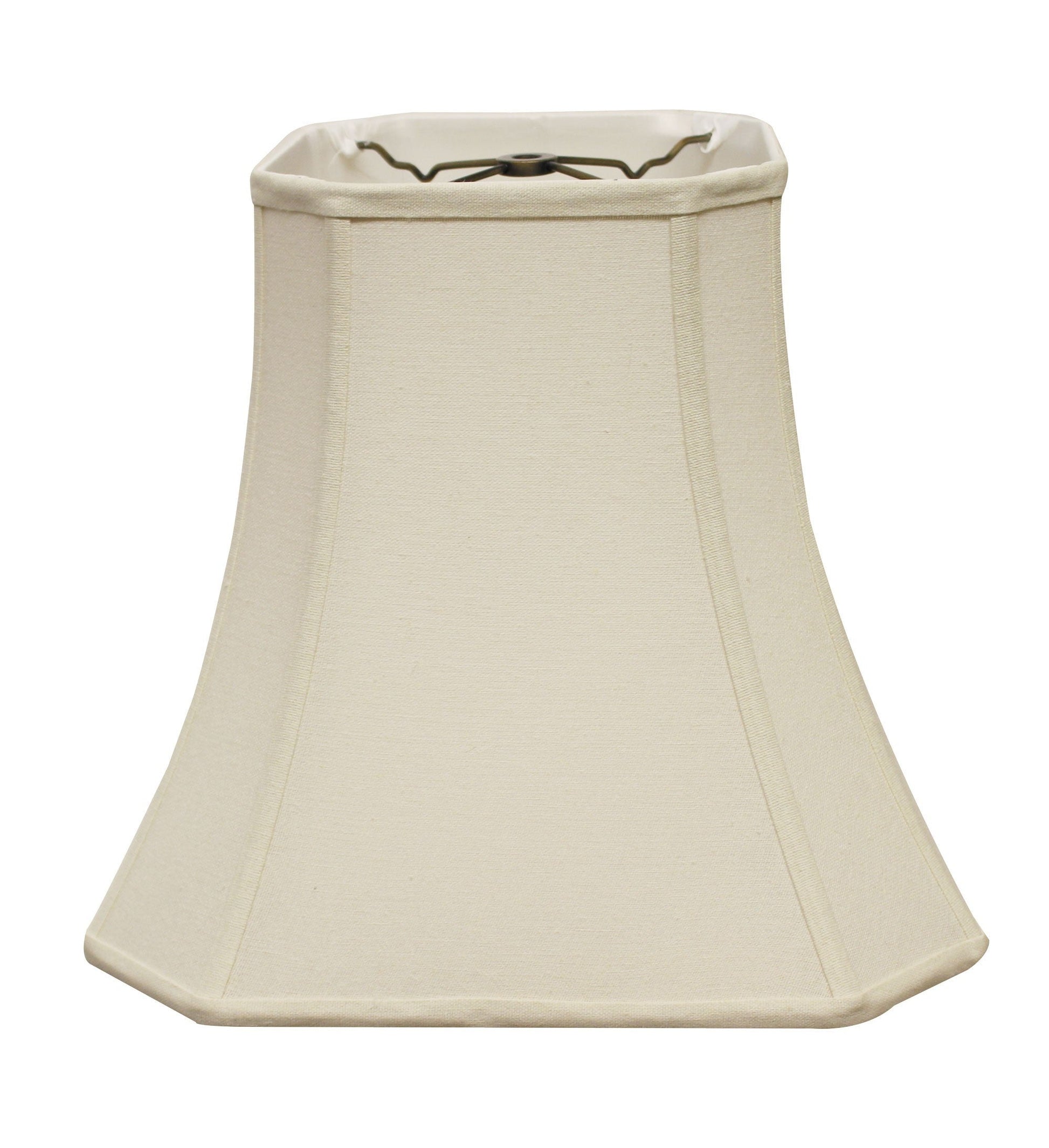 HomeRoots 14" Inherent Slanted Square Bell Linen Lampshade