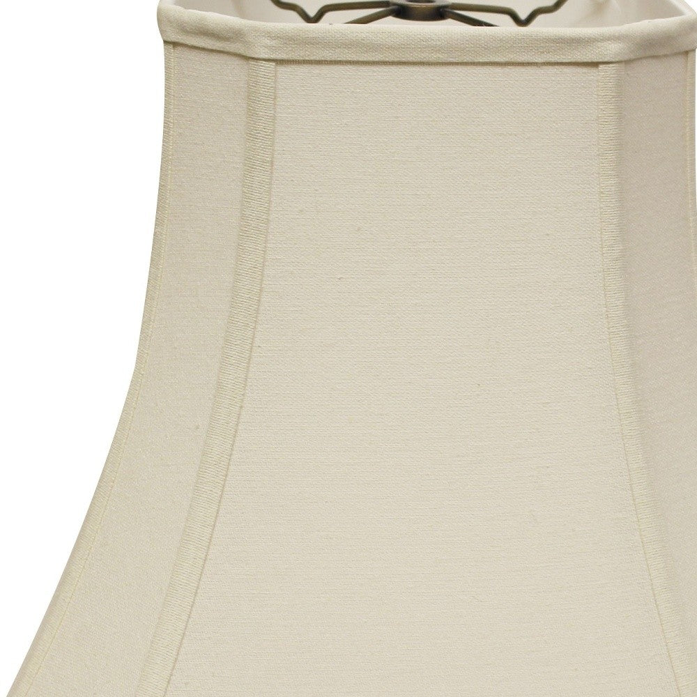 HomeRoots 14" Inherent Slanted Square Bell Linen Lampshade