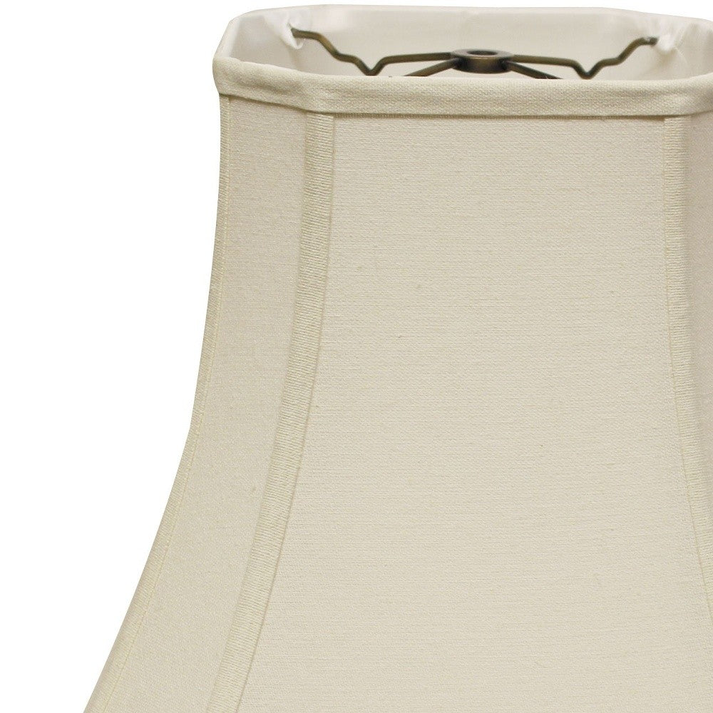 HomeRoots 14" Inherent Slanted Square Bell Linen Lampshade