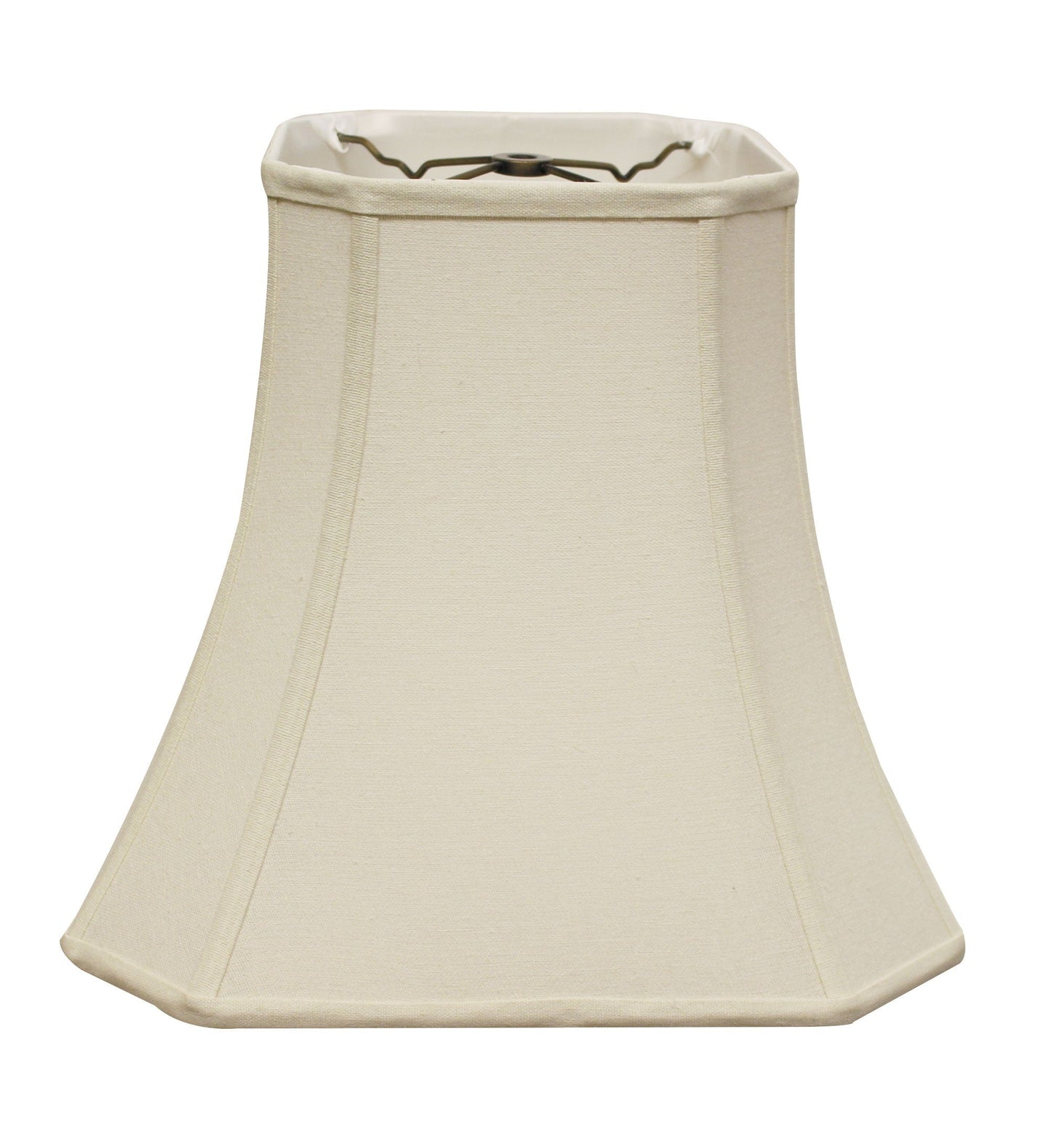 HomeRoots 14" Inherent Slanted Square Bell Linen Lampshade