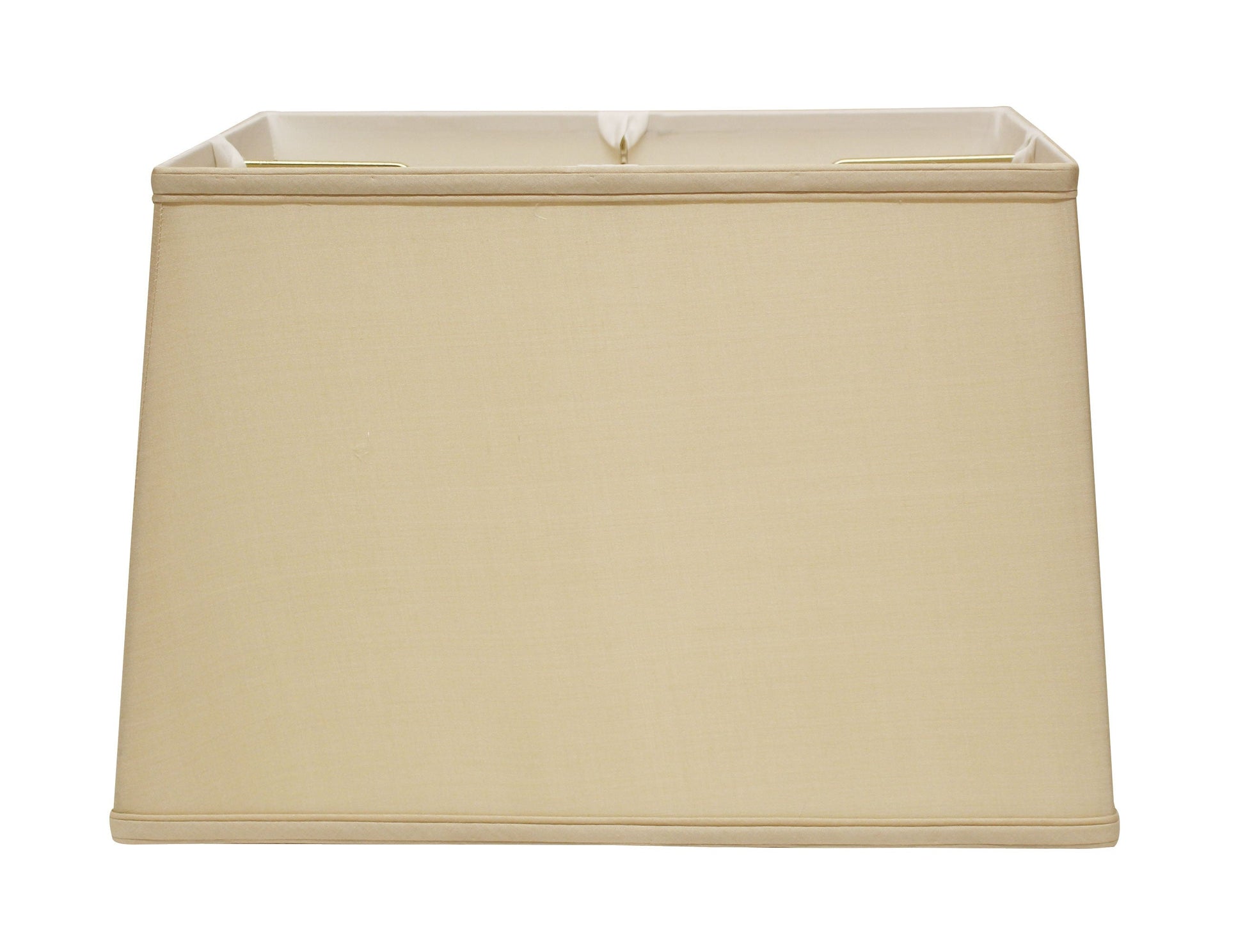 HomeRoots 14" Inherent Throwback Rectangle Pongee Silk Lampshade