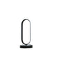 HomeRoots 14" Metal LED Table Lamp in Black Finish