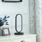 HomeRoots 14" Metal LED Table Lamp in Black Finish