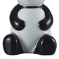 HomeRoots 14” Panda Ceramic Table Lamp With White Shade
