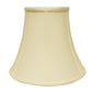 HomeRoots 14" Premium Bell No Slub Lampshade in Ivory Finish