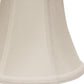 HomeRoots 14" Premium Bell No Slub Lampshade in Snow Finish