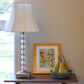 HomeRoots 14" Premium Octagon Monay Shantung Lampshade in White Finish