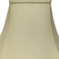 HomeRoots 14" Premium Square Monay Shantung Lampshade in Ivory Finish