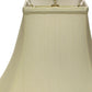 HomeRoots 14" Premium Square Monay Shantung Lampshade in Ivory Finish