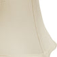 HomeRoots 14" Premium Square Monay Shantung Lampshade in White Finish