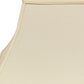 HomeRoots 14" Rectangle Bell No Slub Lampshade in Ivory Finish