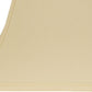 HomeRoots 14" Rectangle Bell No Slub Lampshade in Slate Grey Finish