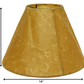 HomeRoots 14" Slanted Empire Crinkle Oil Paper Lampshade in Brown Finish