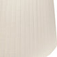 HomeRoots 14" Slanted Oval Paperback Linen Lampshade in White Finish