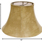 HomeRoots 14" Slanted Softback Parchment Lampshade With Faux Snakeskin Finish