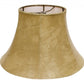 HomeRoots 14" Slanted Softback Parchment Lampshade With Faux Snakeskin Finish