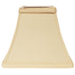 HomeRoots 14" Square Bell No Slub Lampshade in Slate Grey Finish
