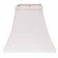 HomeRoots 14" Squre Bell No Slub Lampshade in White Finish