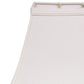 HomeRoots 14" Squre Bell No Slub Lampshade in White Finish