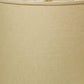 HomeRoots 14" Throwback Drum Linen Lampshade With Beige Parchment Finish