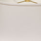 HomeRoots 14" Throwback Oval No Slub Lampshade in White Finish