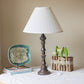 HomeRoots 15" Deep Cone Slanted Broadcloth Lampshade in White Finish