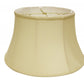 HomeRoots 15" Drum Monay Shantung Lampshade in Antique White Finish