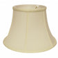 HomeRoots 15" Drum Monay Shantung Lampshade in Ivory Finish