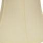 HomeRoots 15" Drum Monay Shantung Lampshade in Ivory Finish